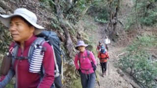 2018 1229 Mt Zion Loop via Mt Wilson Trail