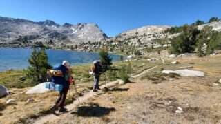 8/2/2020 John Muir Trail 다섯째 날 ( Upper Creek Meadow to Kings Canyon Footbridge 13mi )
