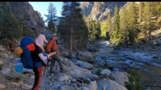 8/3/2020  John Muir Trail  여섯째 날 (  Kings Canyon Footbridge to Sapphire Lake 17mi)