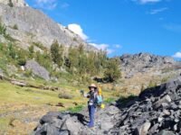 8/4/2022  JMT  둘째 날,  Shadow Creek to Island Pass ( 7 mi)