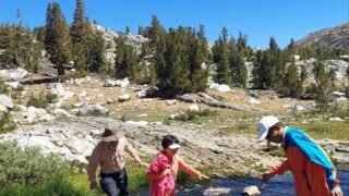 8/7/2022.  JMT  다섯째 날, Tuolumne Meadows to Sunrise lake ( 10.5 mi)