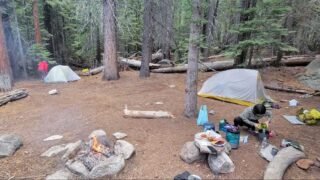 8/9/2022  JMT 일곱째 날,  Sunrise Creek  to  Happy Isles ( 7 mi, 끝, 수고하셨습니다!))