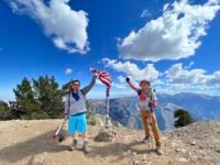 10/8/2022. Mt. Badwn Powell  (9,406 ft) via Vincent  Gap  (8mi)