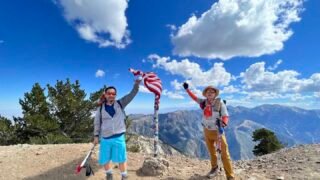 10/8/2022. Mt. Badwn Powell  (9,406 ft) via Vincent  Gap  (8mi)