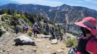 7/22/2023   Mt Baldy  via  Devils  Backbone Trail (9mi,  4,120 ft gain)