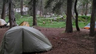 7/7/2021 John Muir Trail 첫째 날,  South Lake to Le Conte