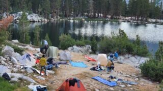 7/11/2021 John Muir Trail  다섯째 날 1편, Dollar Lake to Vidette Meadow