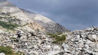 7/22/2024  JMT,  Day 4 / Lake Majorie - Pinchot pass - Dollar Lake