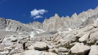 7/26/2024. JMT,  Day8 (마지막  날), Guitar  Lake  - Whitney  Portal
