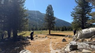 JMT 2025, Day4,  7/23/2025 :  오전 10시, Tuolumne  Meadows   ~  오후 12시 30분  Tuolumne  Meadow  Campground (Post office) / 5. 5 mi