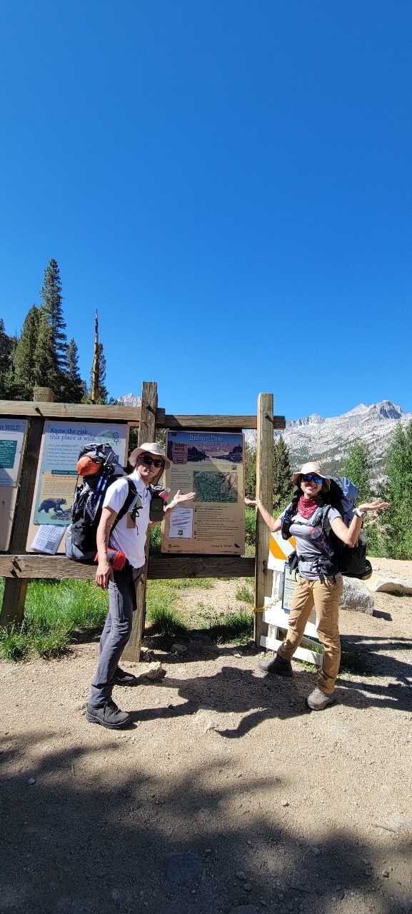 7/7/2021 JMT 첫째날 (7/4)  Bishop Pass to Le Conte