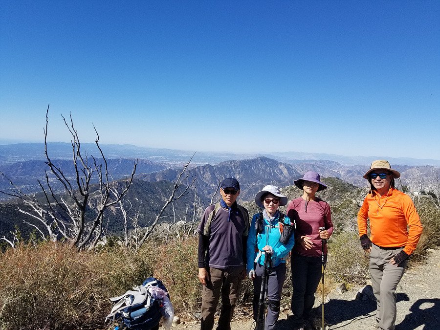 2018 1020 San Gabriel Peak(6,161ft) via Switzer Picnic area