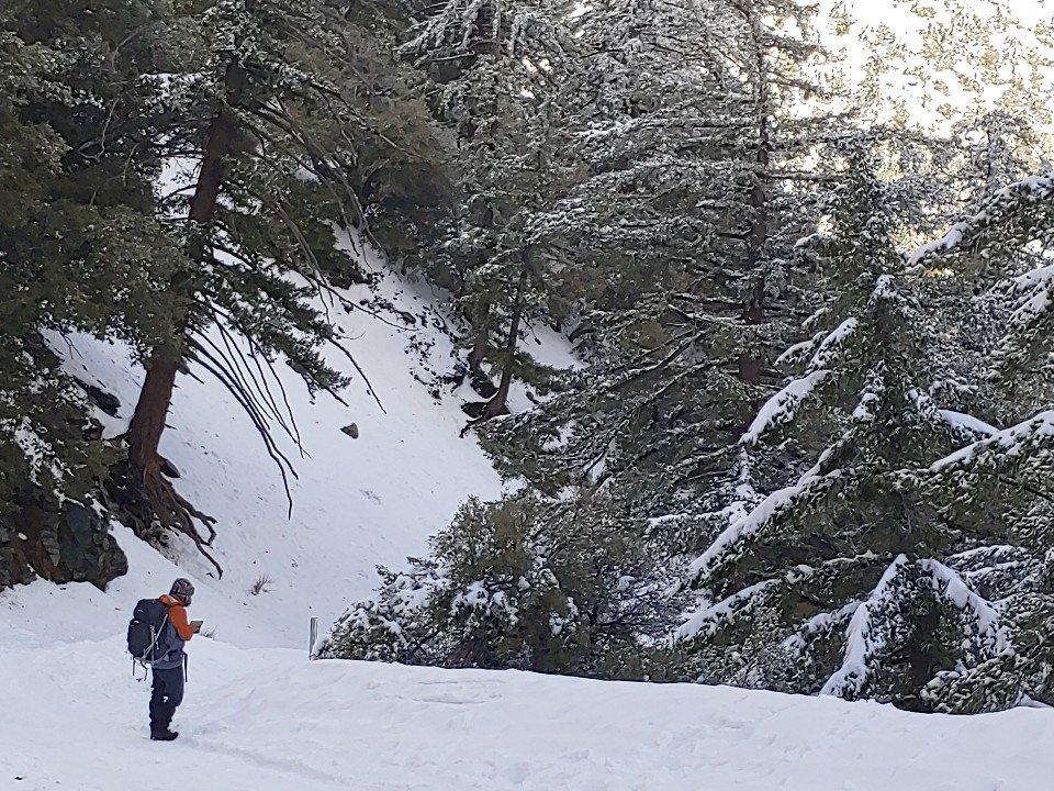 2019 0209  Mt. Baldy (10,064 ft) via Sierra Club Hut