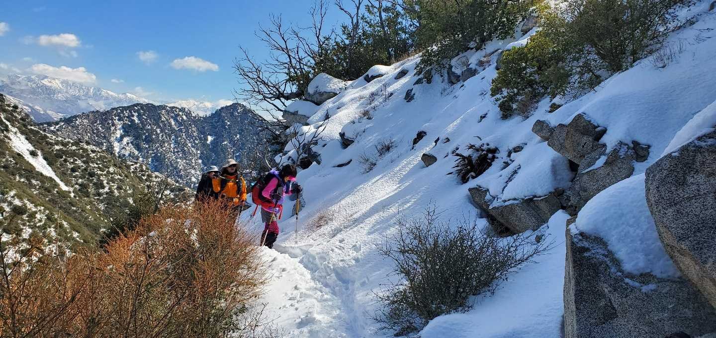 3/13/2021  Mount Lowe (5,606 ft) via Redbox Canyon Trail  (7.9  MI,  1,875 ft up/ 700 ft dn)