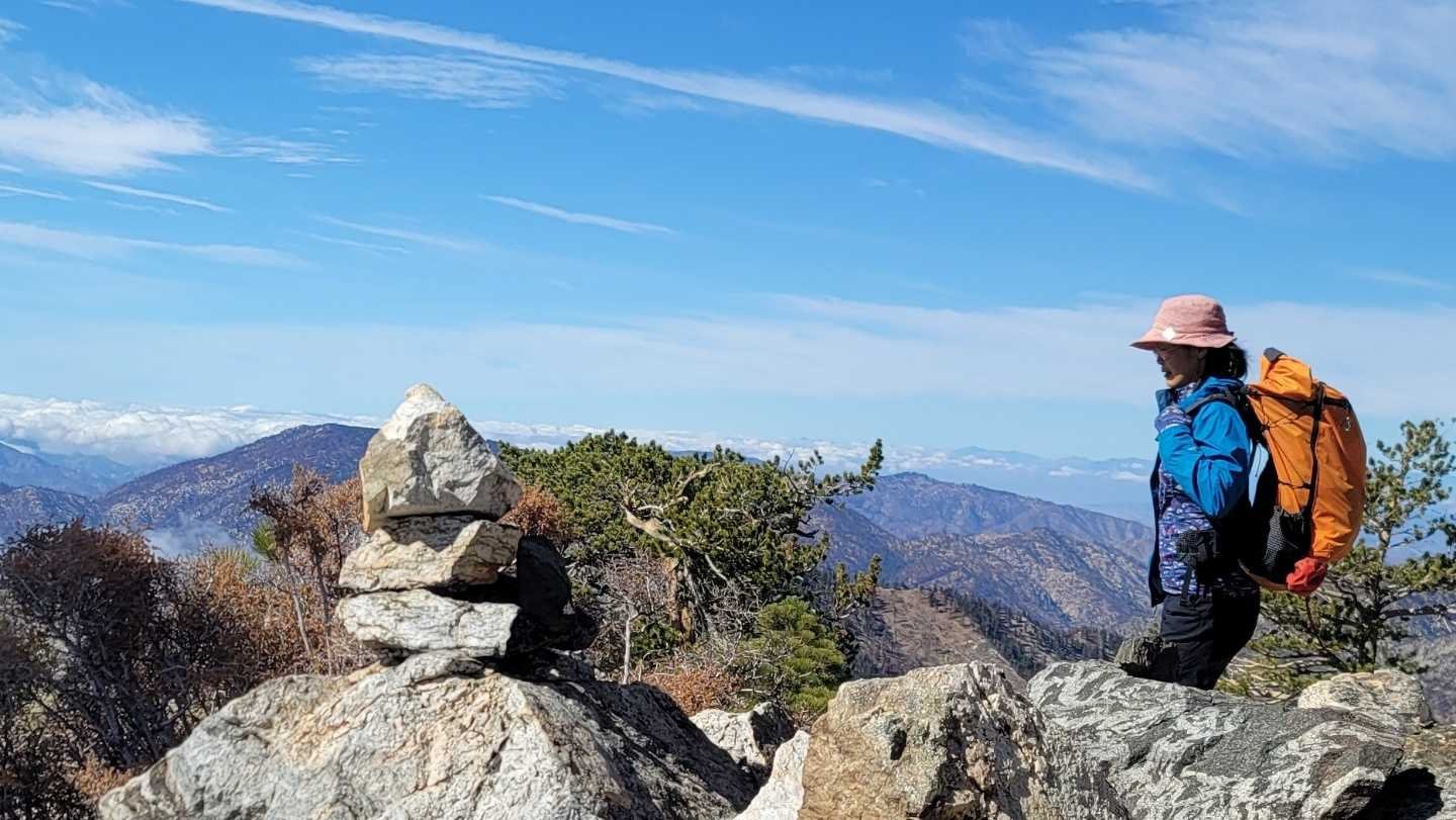 10/23/2021 Mt.Hawkins  via  Crystal Lake Camp  ( 9.5  mi, 1,995 ft gain)